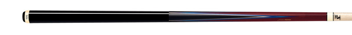 Predator 4 Point Sneaky Pete Purple Heart / Blue Points No Wrap Pool Cue