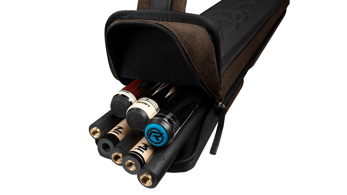 Predator Metro Brown Pool Cue Hard Case - 3 Butts x 5 Shafts