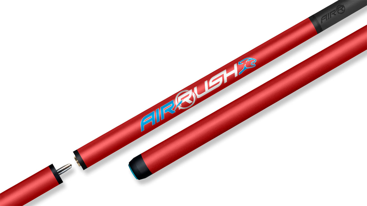 Predator Red Air Rush Jump Cue-Wrapless