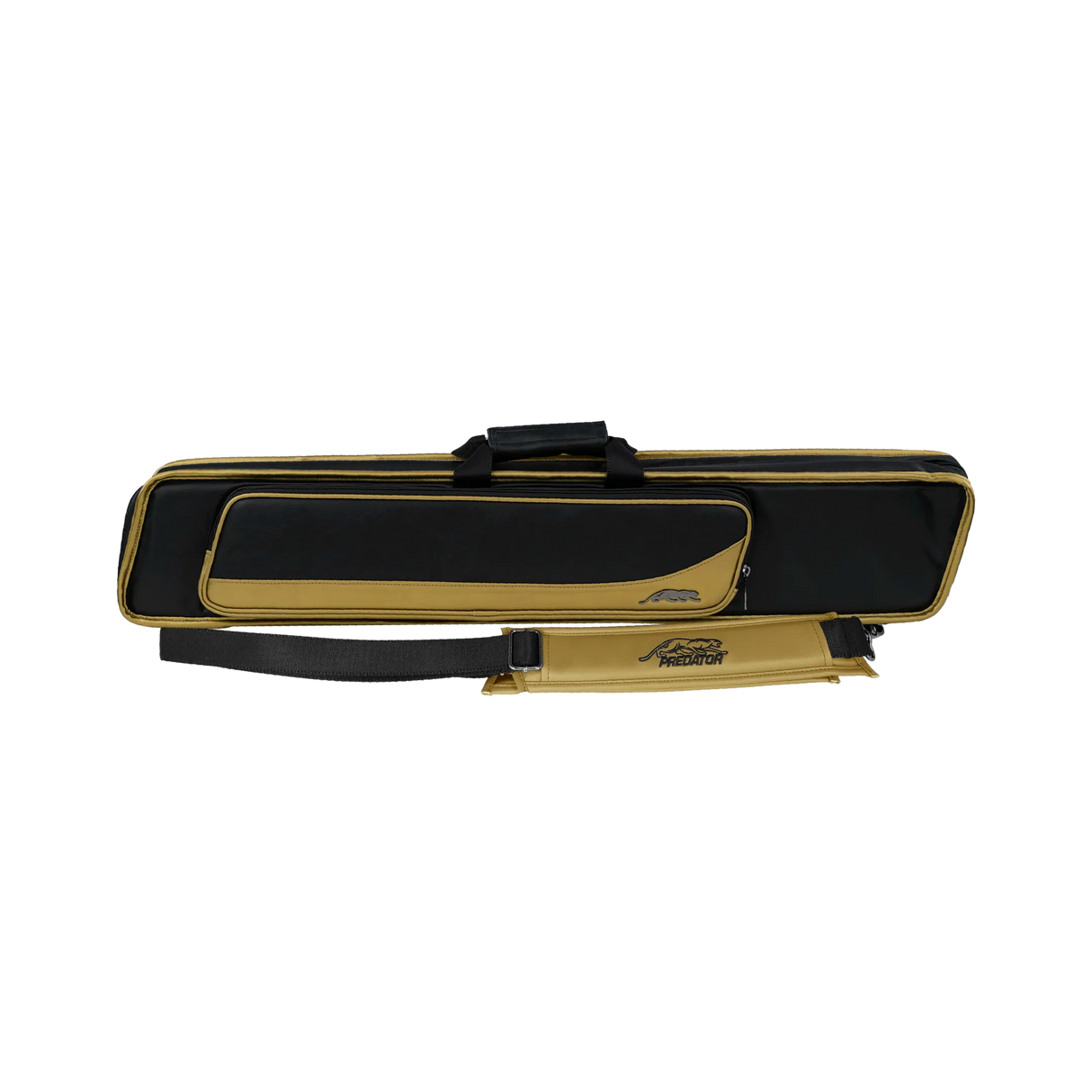 Predator Roadline Soft Pool Cue Case - Black/Gold - 4 Butts x 8 Shafts