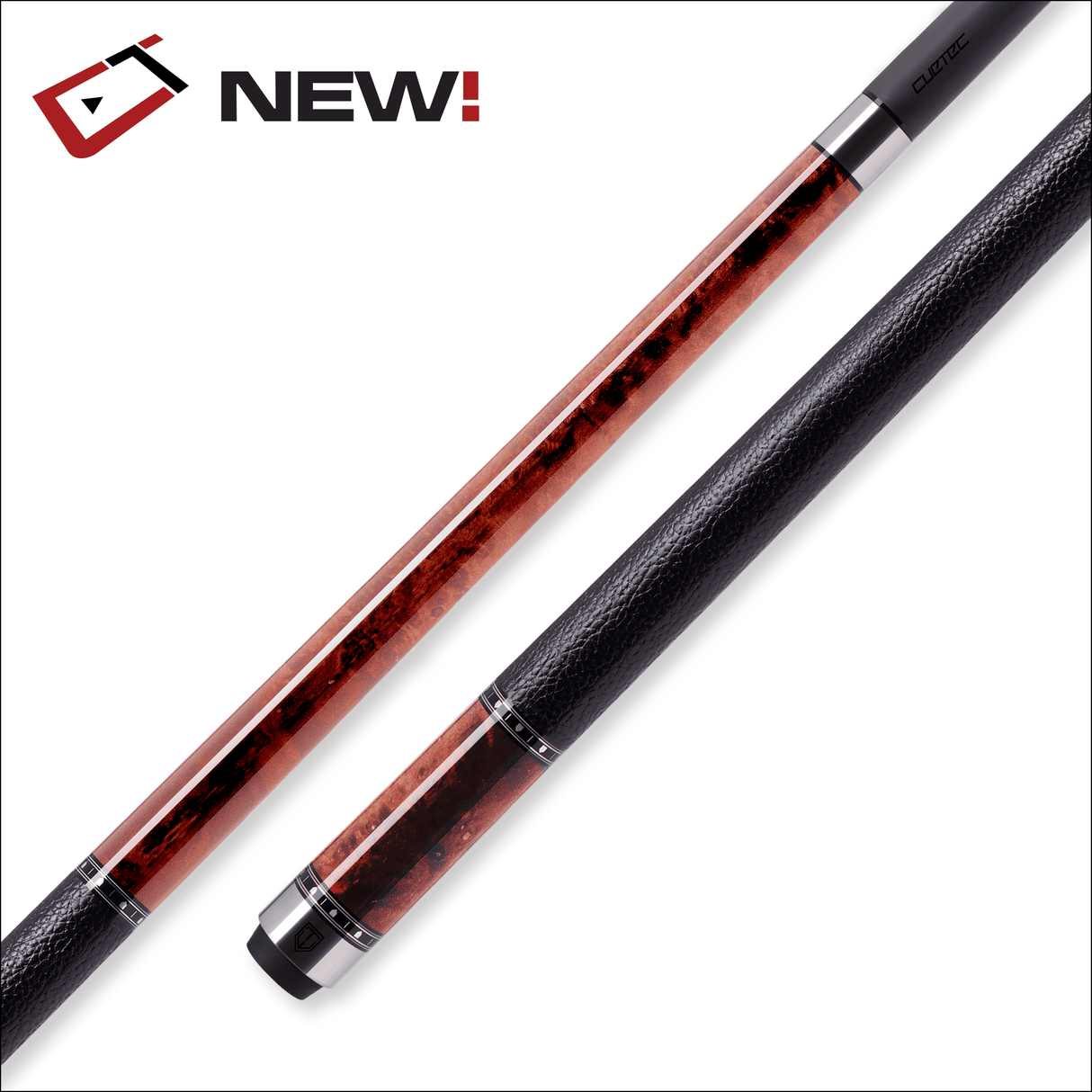 CUETEC Cynergy Truewood Mappa Burl II Leather Wrap