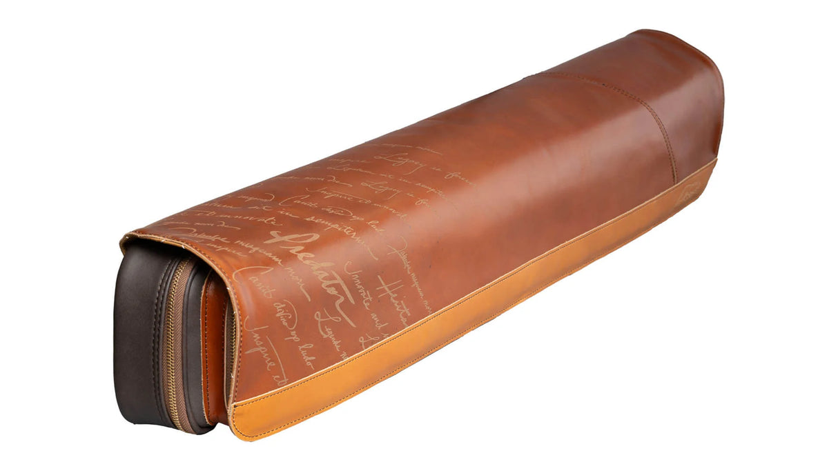 Predator Limited Edition Legacy Pool Cue Case - Light Brown - 2 Butts x 4 Shafts