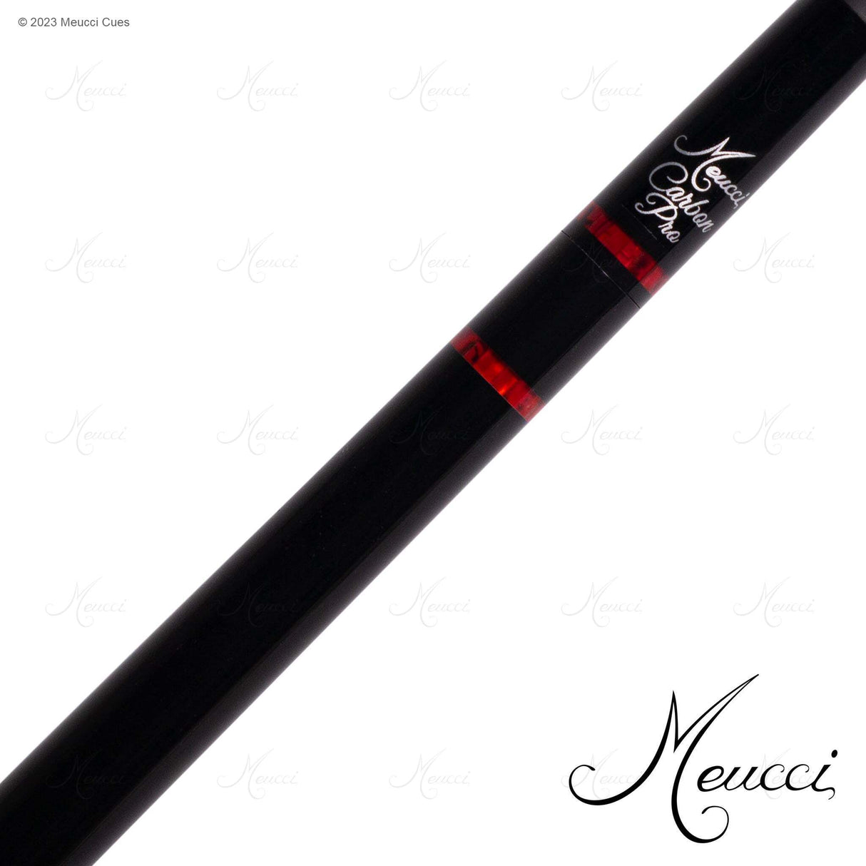 Meucci BMC Glass Rose Black/Red with Meucci Carbon Pro Shaft