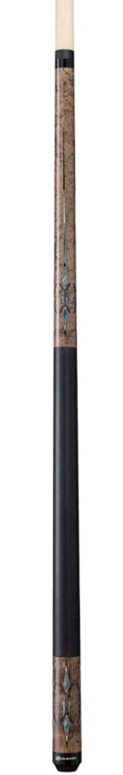 Players Light Grey Maple with Mother of Pearl Cue with Black Linen