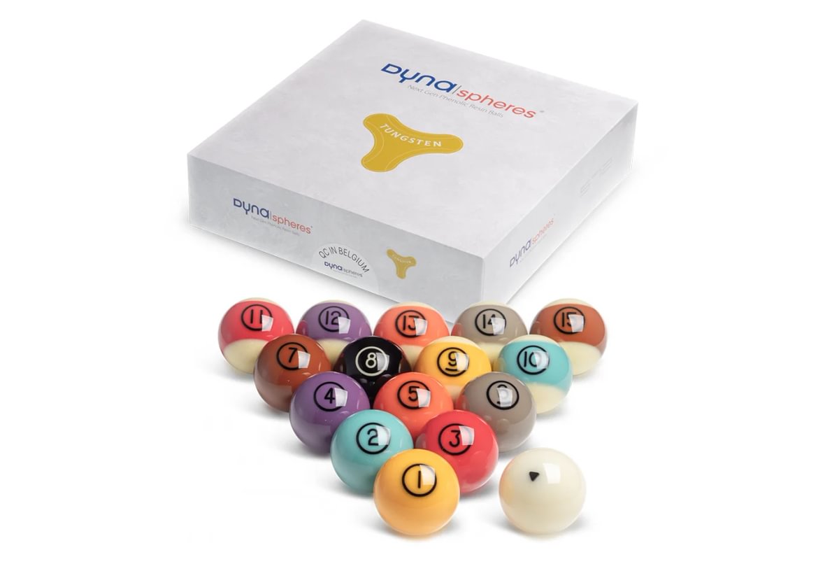 Dynaspheres Tungsten 572 Pool Ball Set