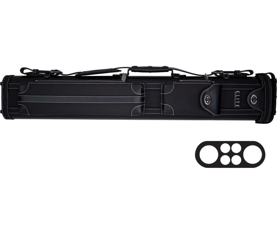 Elite 2x4 Vintage Cue Case Black