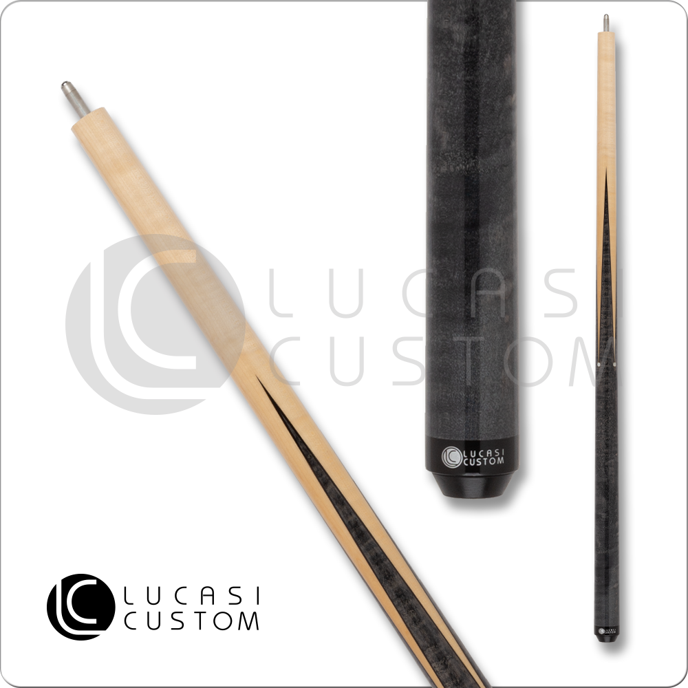 Lucasi Custom Grey Maple Sneaky Pete Wrapless Cue