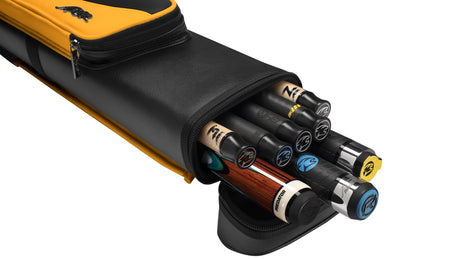 Predator Roadline Black/Yellow Hard Pool Cue Case - 3 Butts x 5 Shafts