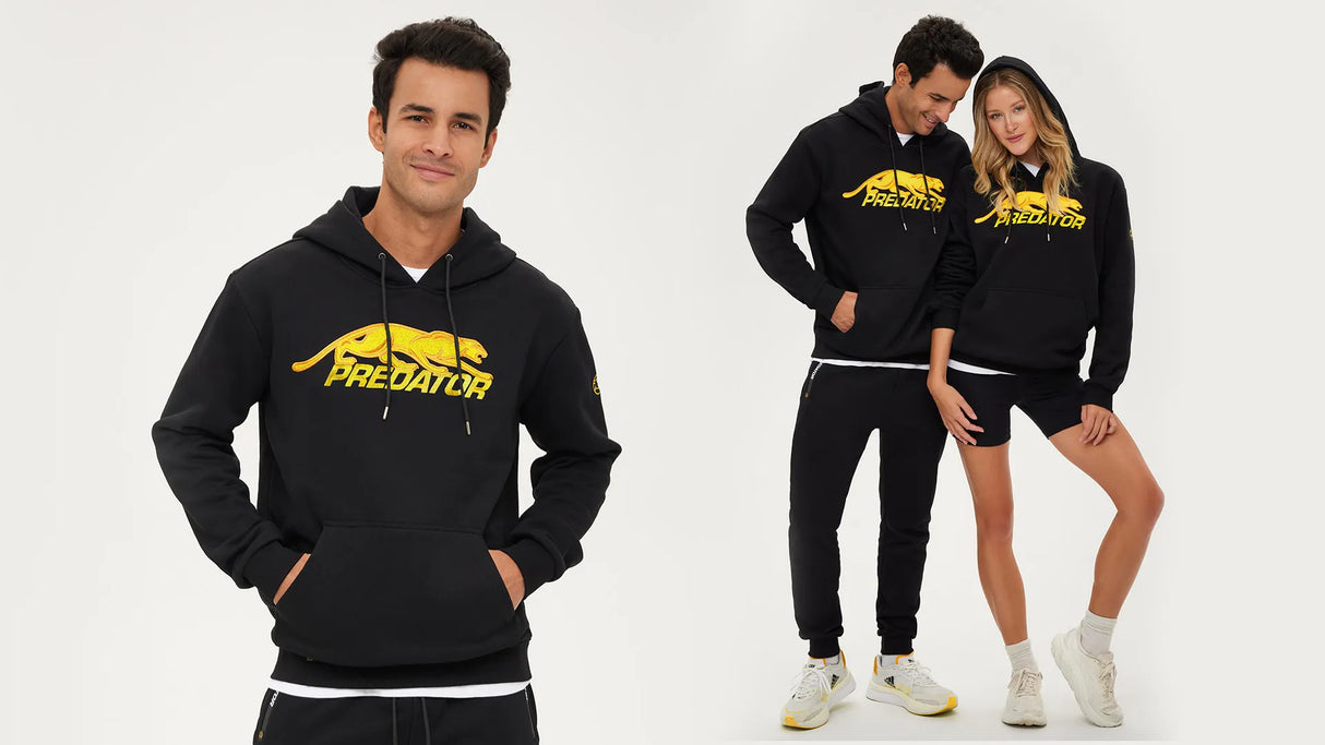 Predator Black with Yellow Cat Hoodie