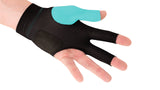 Predator Albin Ouschan Second Skin Teal Billiard Glove-LEFT BRIDGE HAND