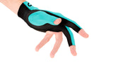 Predator Albin Ouschan Second Skin Teal Billiard Glove-LEFT BRIDGE HAND