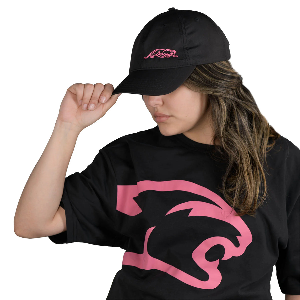 Predator T-Shirt with Pink Predator Cat Head