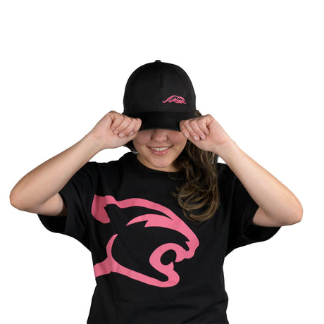 Predator T-Shirt with Pink Predator Cat Head