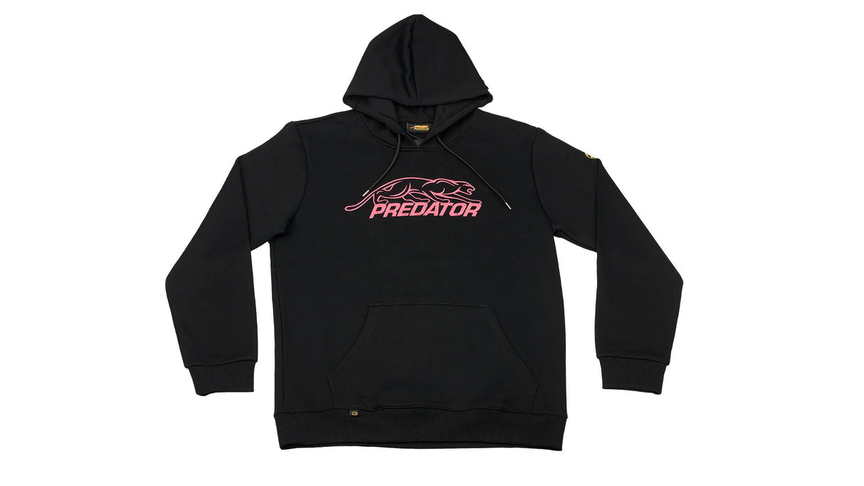 Predator Hoodie Black with Pink Cat Logo