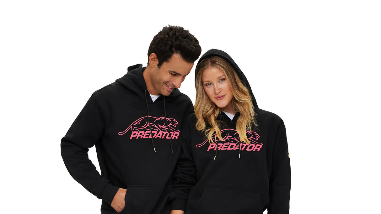 Predator Hoodie Black with Pink Cat Logo