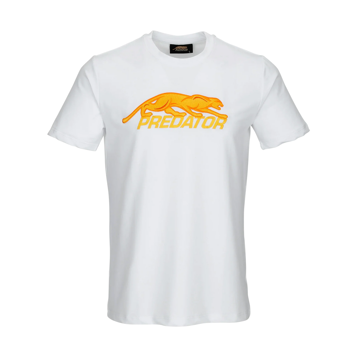 Predator Full Logo T-Shirt--White/Yellow
