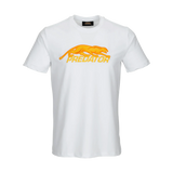 Predator Full Logo T-Shirt--White/Yellow