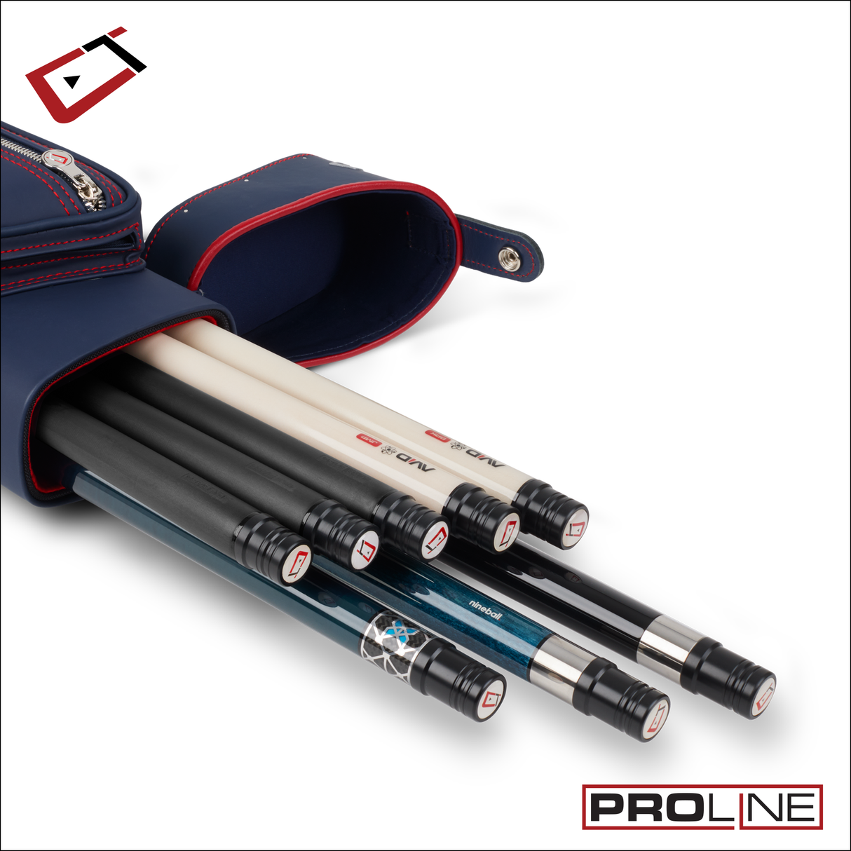 Cuetec Pro Line 3 x 5 Case-Navy