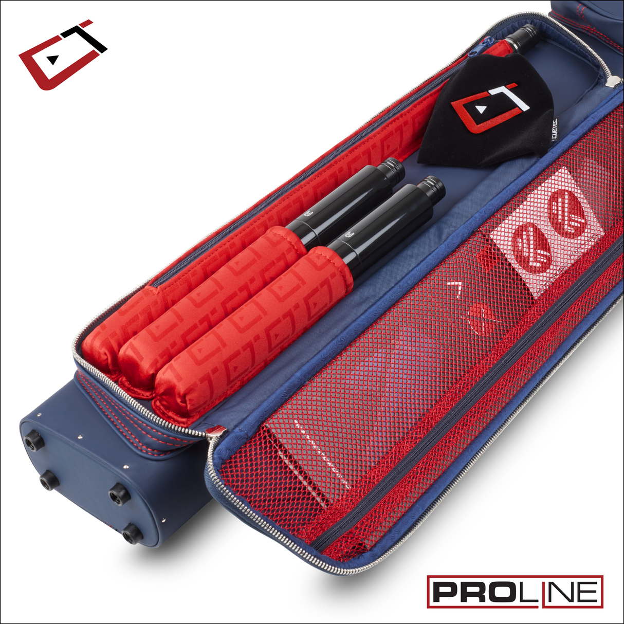 Cuetec Pro Line 3 x 5 Case-Navy