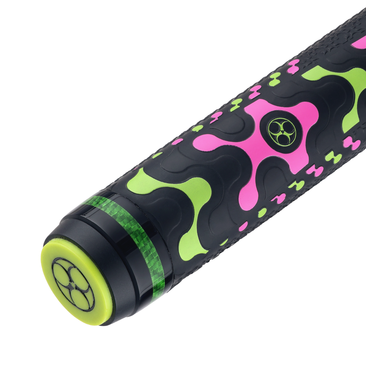Poison VX Jump/Break Cue with Venom Carbon Fiber Shaft-Green/Pink
