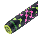 Poison VX Jump/Break Cue with Venom Carbon Fiber Shaft-Green/Pink