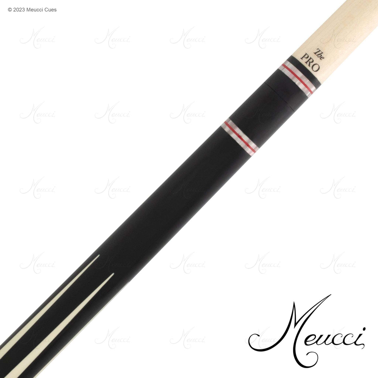 Meucci 97-21 (Black) Cue with The Pro Shaft