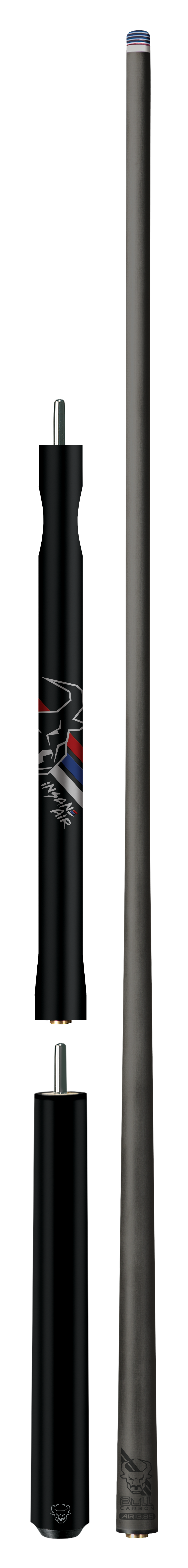 Bull Carbon BCJC Insane Air Series Jump Cue - no wrap