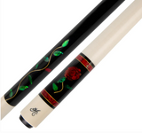 Meucci BMC Glass Rose Black/Red with Meucci Carbon Pro Shaft