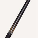 Dufferin Midnight Bocote Cross Cue with Embossed Leather Wrap