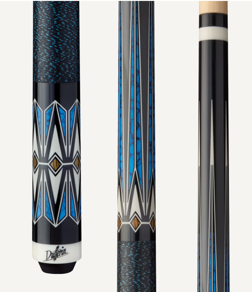 Dufferin Azure Wave Cue with Linen Wrap