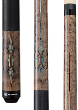 Players Light Grey Maple with Mother of Pearl Cue with Black Linen