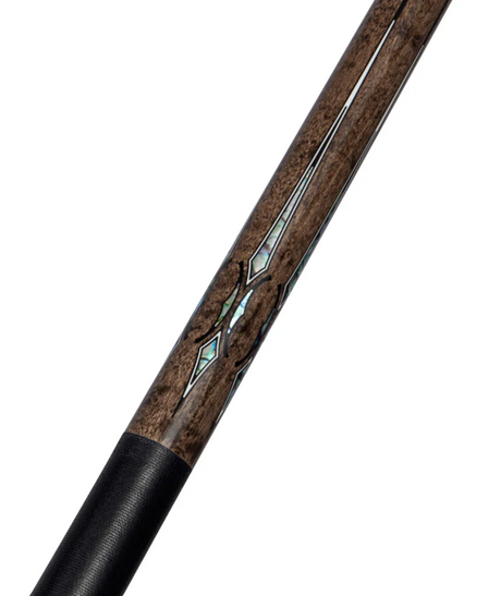 Players Light Grey Maple with Mother of Pearl Cue with Black Linen