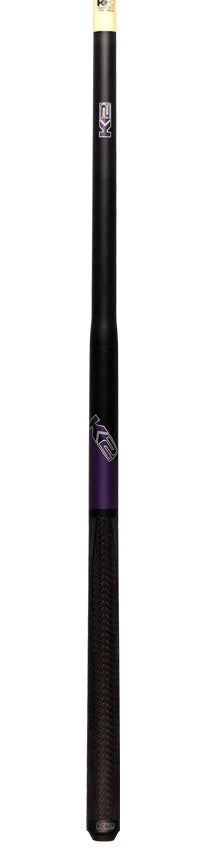 K2-5 in 1 Break/Jump Cue - Purple with Sport Grip Wrap