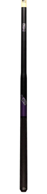 K2-5 in 1 Break/Jump Cue - Purple with Sport Grip Wrap