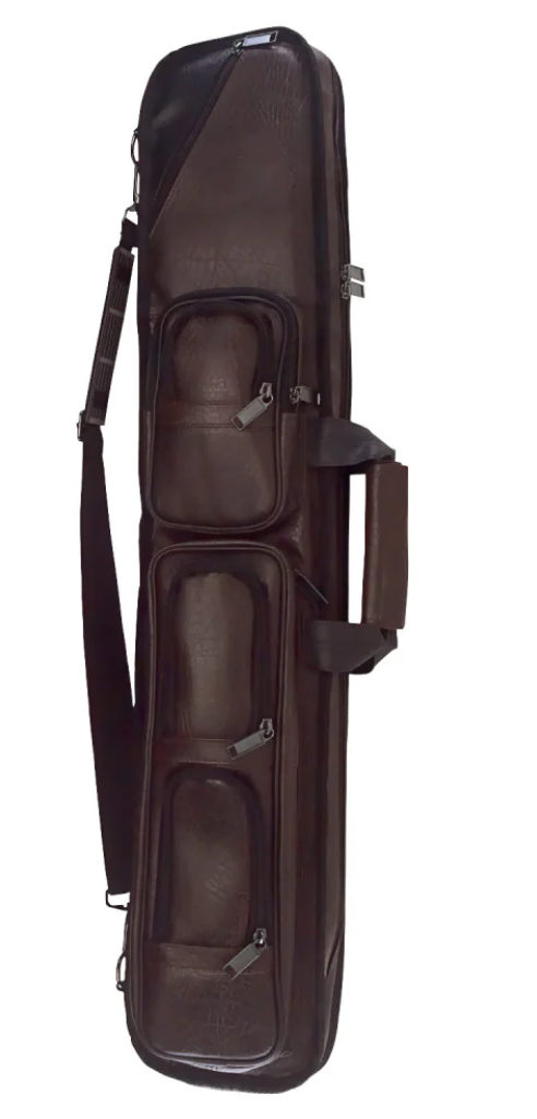 Lucasi Leatherette LC4  2x4 Soft Case - Brown