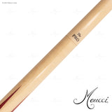 Meucci Sneaky Pete Cue - Purple Heart-with The Pro Shaft