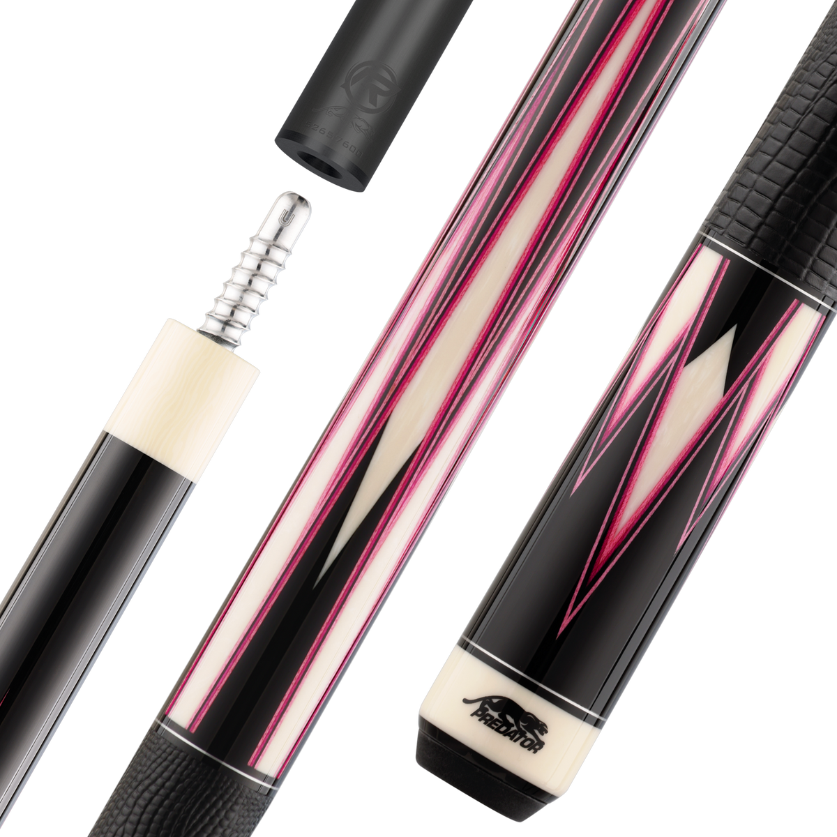 Predator True Splice 16-PINK  with Leather Wrap (BUTT ONLY)