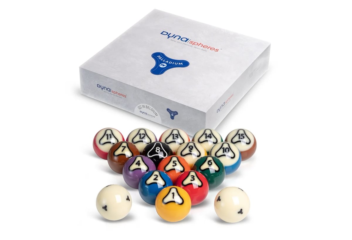 Dynaspheres Palladium TV 572 Pool Ball Set