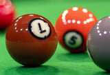 Dynaspheres Rhodium 572mm Pool Ball Set
