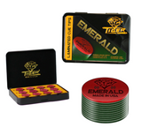 Tiger Emerald Laminated Cue Tip--Single