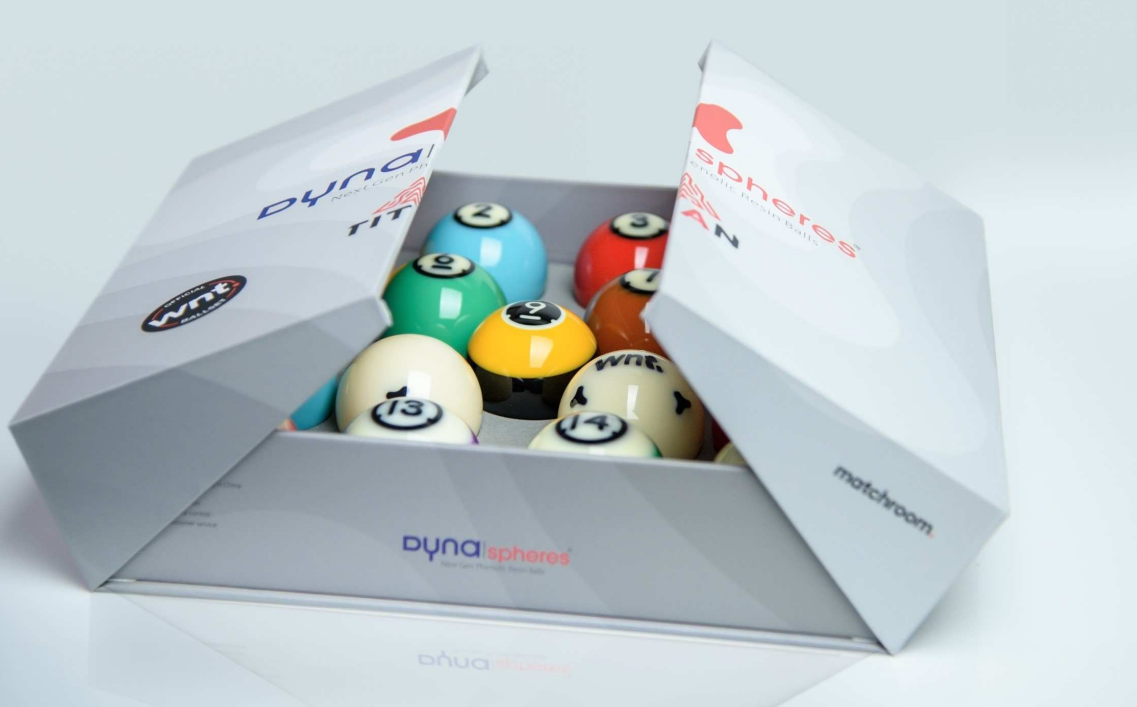 Dynaspheres Titan 572 Pool Ball Set – WNT Edition