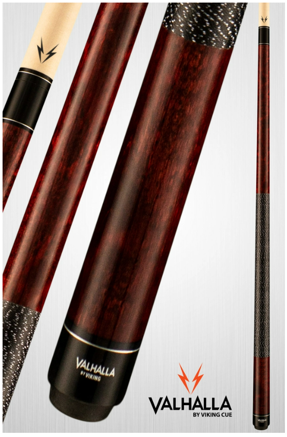 VIKING VALHALLA Cue VA120 Red Mahogany Stain Linen Wrap