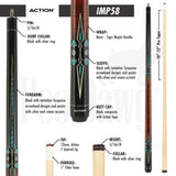 Action Impact IMP58 Pool Cue