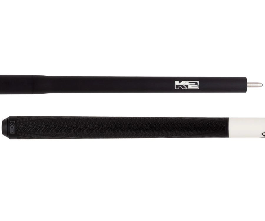 K2-5 in 1 Break/Jump Cue - White with Sport Grip Wrap