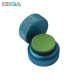 Koda Round Magnetic Chalk Holder with Scuffer & Screw on Cover – Fits Taom