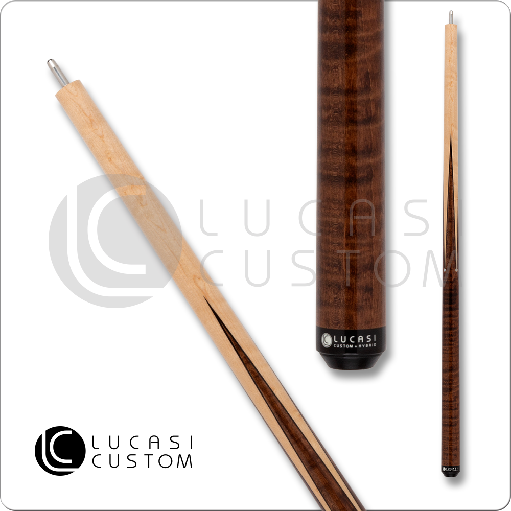 Lucasi Custom Antique Maple Sneaky Pete Wrapless Cue
