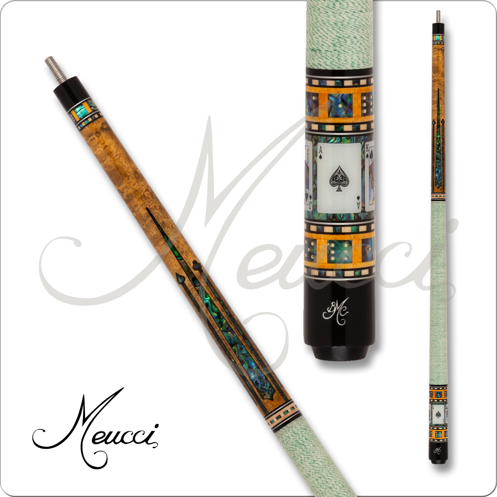 Meucci Cue BMC Casino 6 Spades with Carbon Pro Shaft
