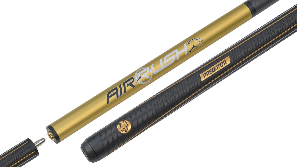 Predator Air Rush Gold Jump Cue - Sport Wrap