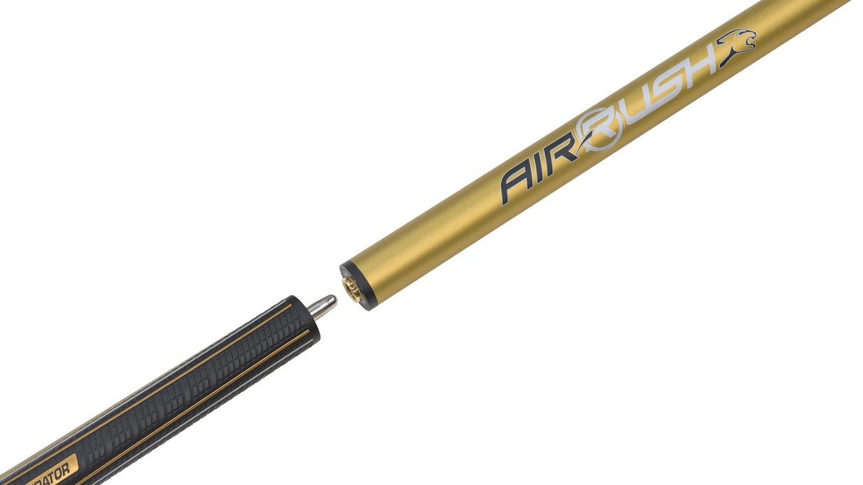 Predator Air Rush Gold Jump Cue - Sport Wrap