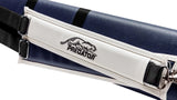 Predator Roadline Blue/White Hard Pool Cue Case - 3 Butts x 5 Shafts